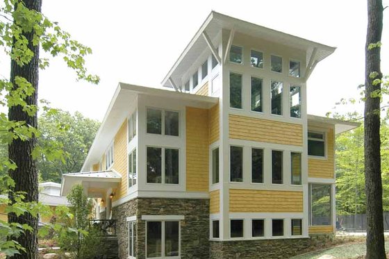 Exterior - Other Elevation for Prairie House Plan #928-38 - 3 bed, 3 bath