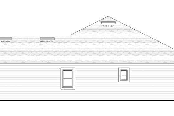 Exterior - Other Elevation for Colonial House Plan #1058-122 - 4 bed, 2 bath
