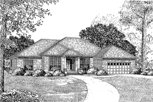 Ranch Style House Plan - 3 Beds 2.5 Baths 2135 Sq/Ft Plan #17-2686 ...
