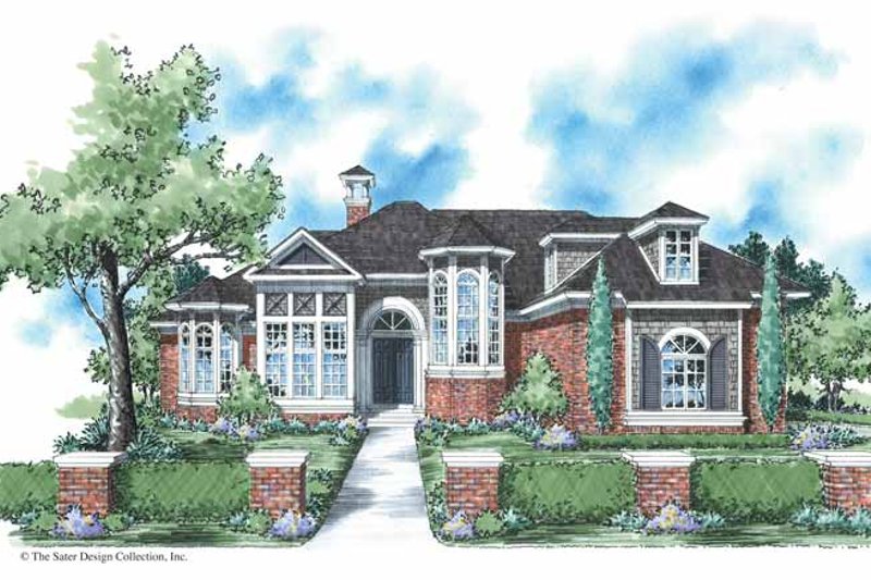 Home Plan - Colonial Exterior - Front Elevation Plan #930-292