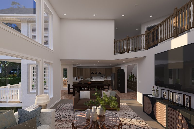 Dream House Plan - Interior - Family Room for Traditional House Plan #1060-344 - 4 bed, 2.5 bath