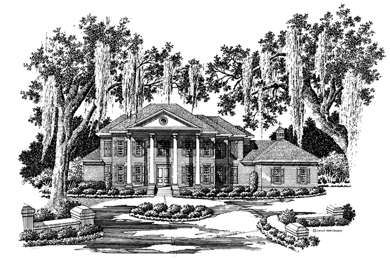 Architectural House Design - Classical Exterior - Front Elevation Plan #952-252