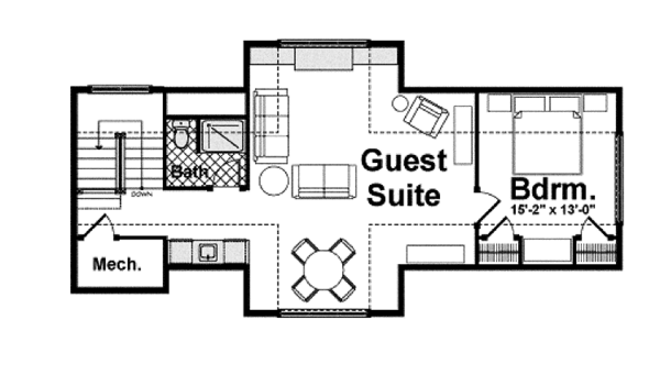 Architectural House Design - Craftsman Floor Plan - Other Floor Plan #928-188