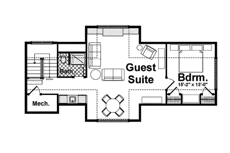 Home Plan - Floor Plan - Other Floor for Craftsman House Plan #928-188 - 4 bed, 3.5 bath