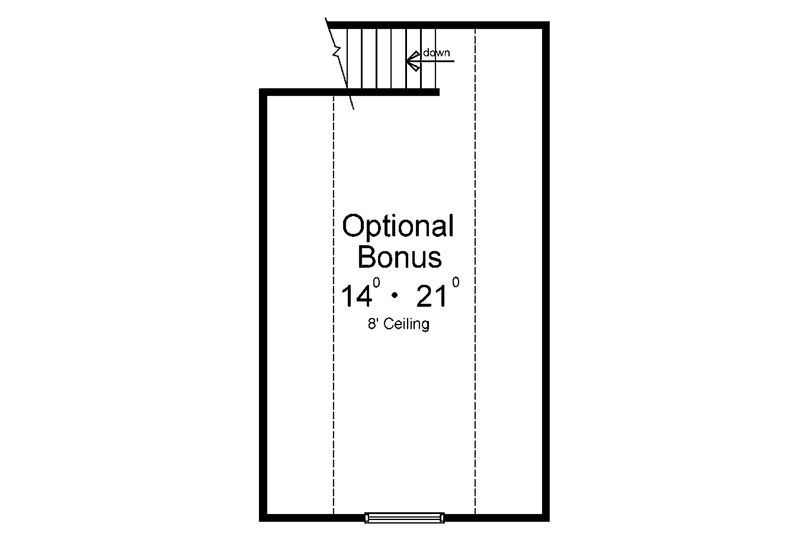 House Blueprint - Floor Plan - Other Floor for Mediterranean House Plan #1015-10 - 4 bed, 3 bath