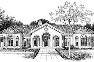 Exterior - Other Elevation for Mediterranean House Plan #72-161 - 4 bed, 3 bath