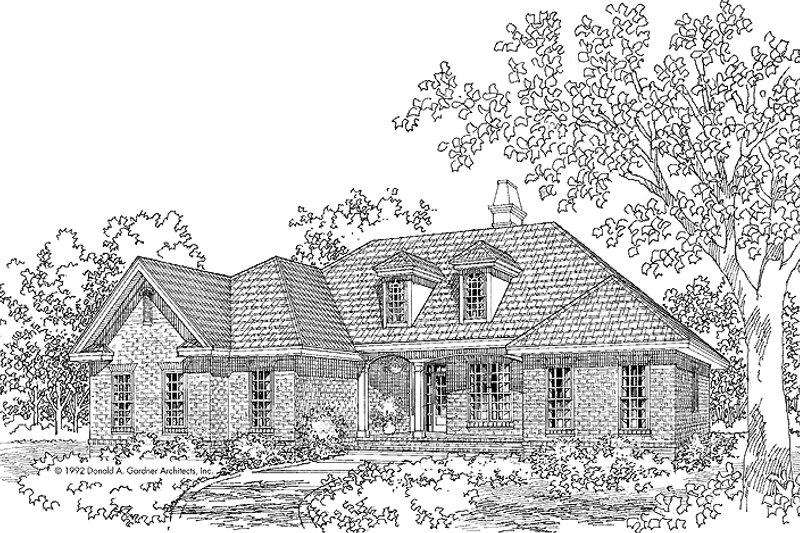 Home Plan - Ranch Exterior - Front Elevation Plan #929-465
