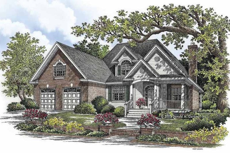Dream House Plan - Traditional Exterior - Front Elevation Plan #929-768