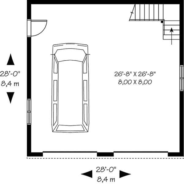 Architectural House Design - Craftsman Floor Plan - Main Floor Plan #23-2477