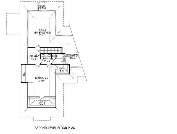 House Plan Design - European Floor Plan - Upper Floor Plan #932-11