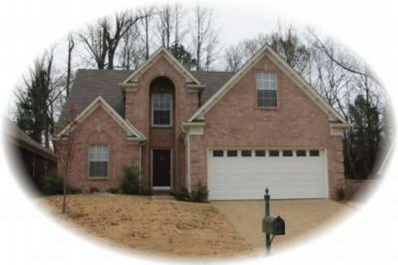 Exterior - Front Elevation for European House Plan #81-705 - 3 bed, 2.5 bath