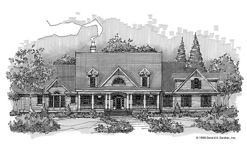 Dream House Plan - Classical Exterior - Front Elevation Plan #929-442