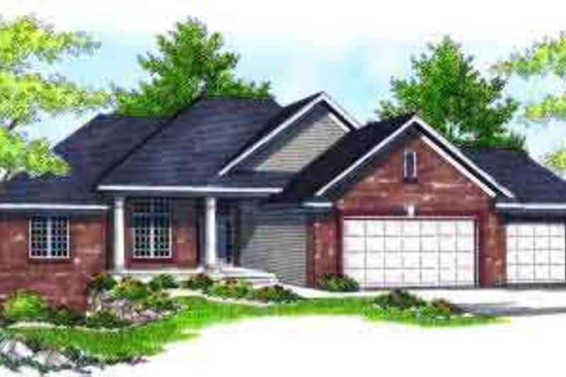 Home Plan - Traditional Exterior - Front Elevation Plan #70-610