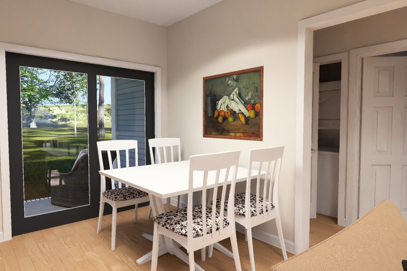 House Blueprint - Interior - Dining Room for Modern House Plan #513-2452 - 2 bed, 1 bath