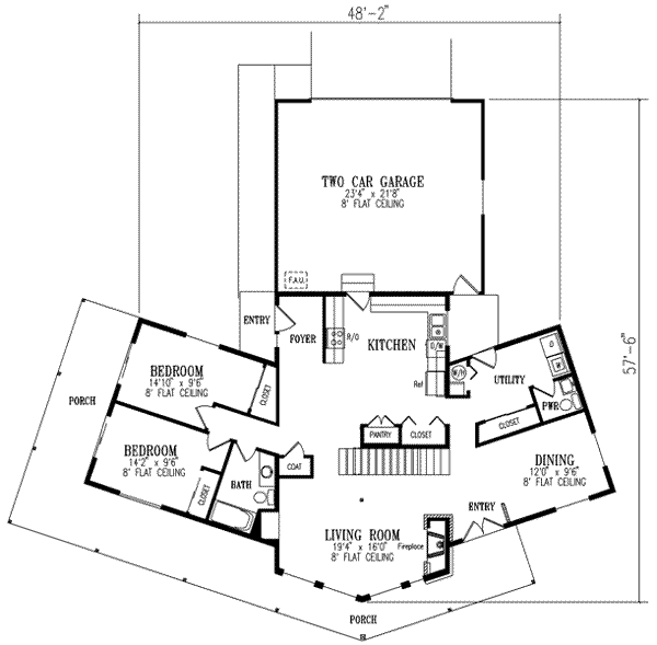 Floor Plan - Main Floor Plan #1-473