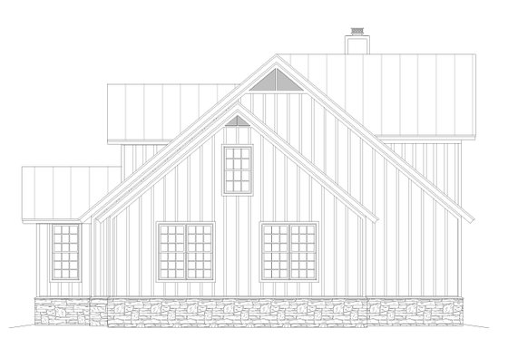 Exterior - Other Elevation 1 for Southern House Plan #932-580 - 3 bed, 2.5 bath