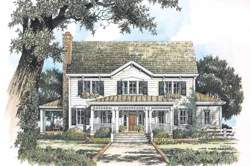 Home Plan - Victorian Exterior - Front Elevation Plan #429-200