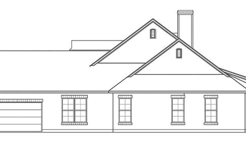 Architectural House Design - Exterior - Other Elevation for Country House Plan #472-248 - 4 bed, 3.5 bath