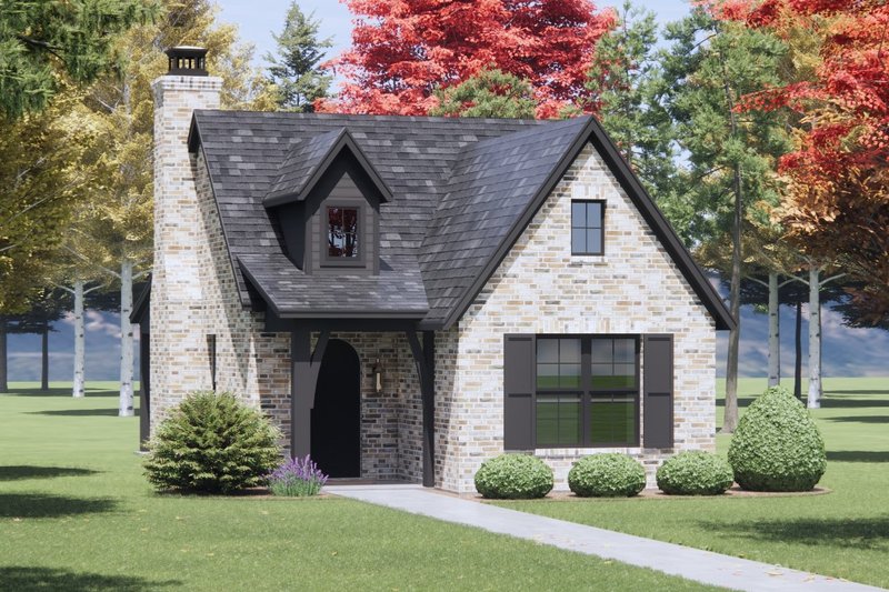 House Design - Exterior - Front Elevation 5 for Cottage House Plan #1096-142 - 2 bed, 2 bath