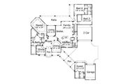 European Style House Plan - 4 Beds 3 Baths 4241 Sq/Ft Plan #411-251 