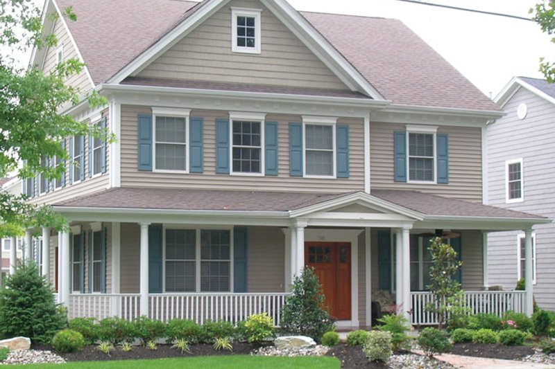 Home Plan - Exterior - Front Elevation 3 for Traditional House Plan #1053-53 - 4 bed, 2.5 bath
