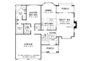 Classical Style House Plan - 3 Beds 2.5 Baths 2177 Sq/Ft Plan #929-543 