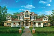 European Style House Plan - 3 Beds 2.5 Baths 2889 Sq/Ft Plan #930-205 