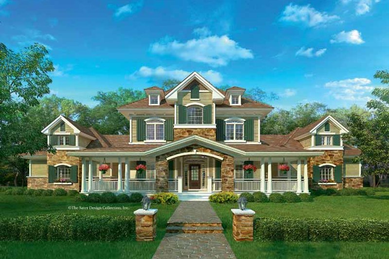 Home Plan - European Exterior - Front Elevation Plan #930-205