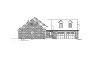 Exterior - Other Elevation for Ranch House Plan #57-665 - 3 bed, 2 bath