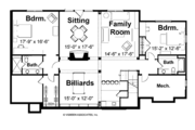 European Style House Plan - 3 Beds 3 Baths 4534 Sq/Ft Plan #928-20 