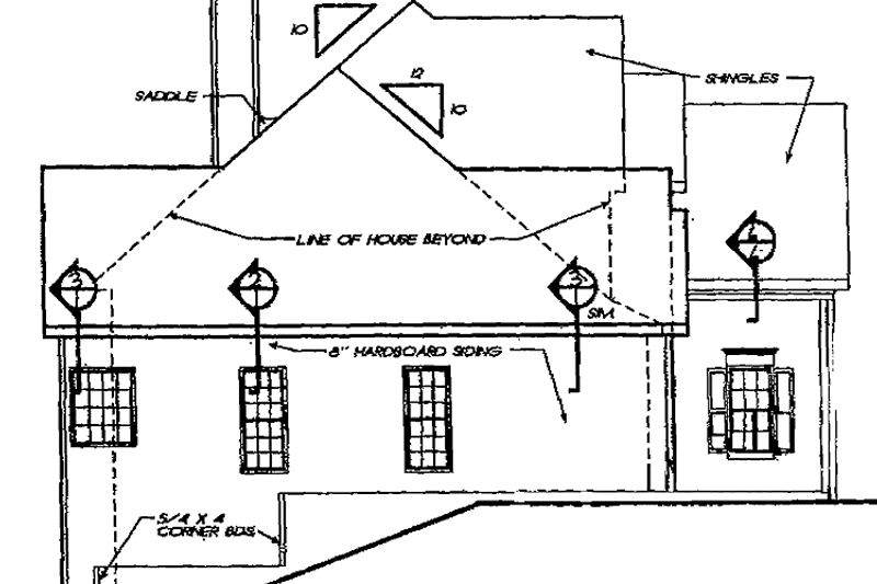 Home Plan - Exterior - Other Elevation for Traditional House Plan #927-701 - 4 bed, 3 bath