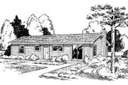 Ranch Style House Plan - 3 Beds 2 Baths 1268 Sq/Ft Plan #312-361 