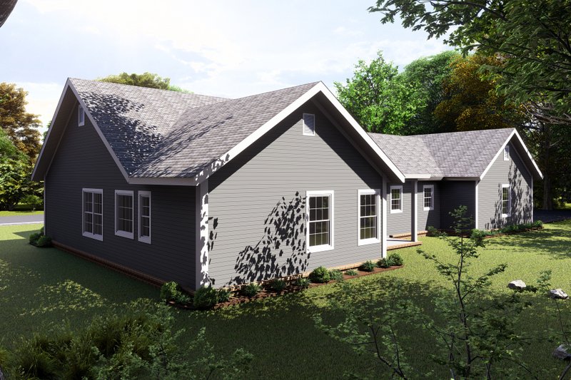 House Blueprint - Exterior - Other Elevation 1 for Traditional House Plan #513-2067 - 4 bed, 2.5 bath