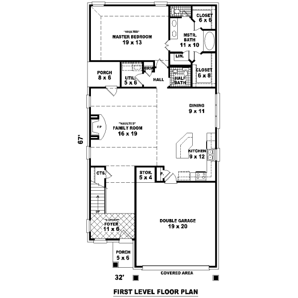 Traditional Floor Plan - Main Floor Plan #81-13666