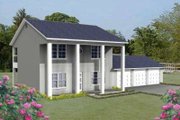 Traditional Style House Plan - 3 Beds 3 Baths 1419 Sq/Ft Plan #1-258 