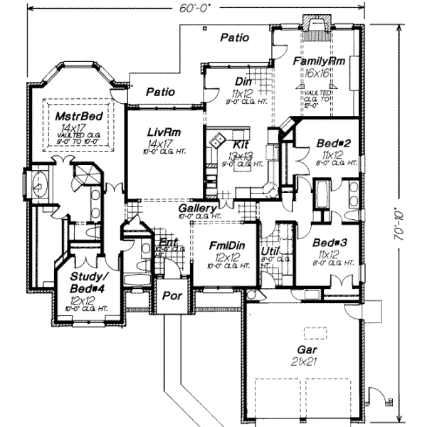 Traditional Floor Plan - Main Floor Plan #310-151