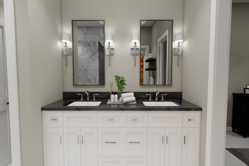 House Plan Design - Interior - Master Bathroom for Craftsman House Plan #51-1414 - 4 bed, 3.5 bath