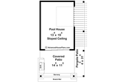 Modern Style House Plan - 0 Beds 0 Baths 280 Sq/Ft Plan #455-460 