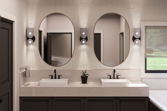Interior - Master Bathroom 1 for Craftsman House Plan #455-212 - 2 bed, 2.5 bath