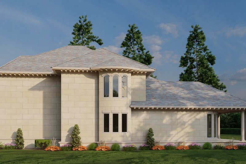 Architectural House Design - Exterior - Other Elevation for European House Plan #17-3401 - 6 bed, 6 bath