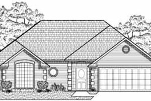 Traditional Exterior - Front Elevation Plan #65-136