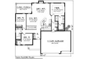 Modern Style House Plan - 4 Beds 3 Baths 2357 Sq/Ft Plan #70-1524 
