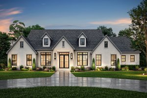 Home Plan - Southern Exterior - Front Elevation Plan #430-354