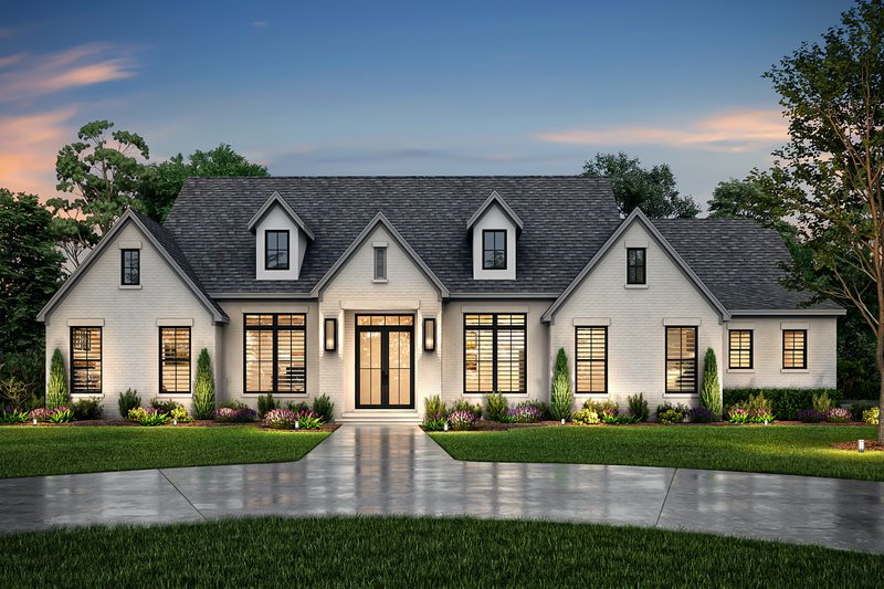 Home Plan - Southern Exterior - Front Elevation Plan #430-354