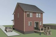 Country Style House Plan - 3 Beds 2.5 Baths 1280 Sq/Ft Plan #79-173 