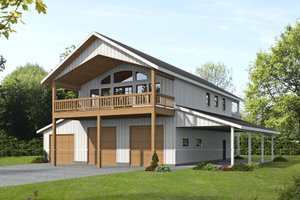 Farmhouse Exterior - Front Elevation Plan #117-929