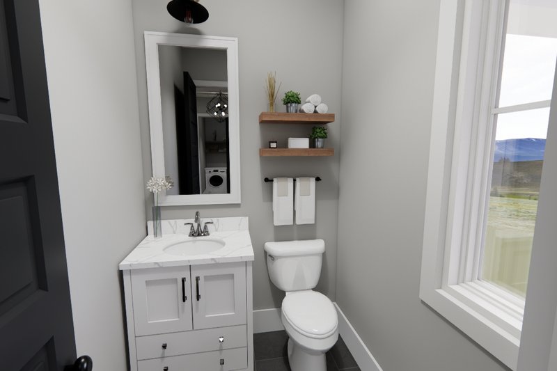 Architectural House Design - Interior - Bathroom for Farmhouse House Plan #51-1263 - 3 bed, 3.5 bath