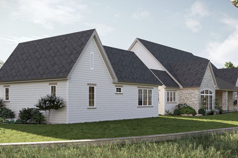 House Blueprint - Exterior - Other Elevation for Modern House Plan #455-331 - 3 bed, 3.5 bath