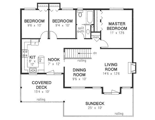 House Design - European Floor Plan - Main Floor Plan #18-9267
