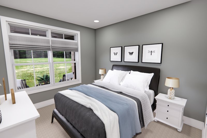 Home Plan - Interior - Bedroom 1 for Farmhouse House Plan #51-1327 - 3 bed, 2.5 bath